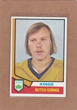 1974-75 TOPPS HOCKEY BUTCH GORING #74 KINGS EX/EX+ *A45352