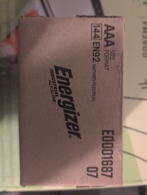 Energizer Industrial Alkaline AAA 144 Case EN92