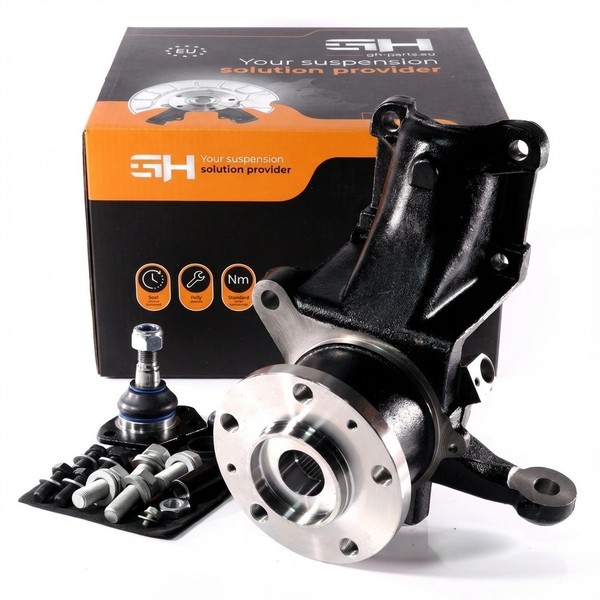 1X Achsschenkel Komplett Vorne Links FüR Citroen Jumper 2001-2006 18Q-image
