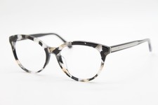 NEW NICOLE MILLER YORK C03 BLACK MARBLE AUTHENTIC EYEGLASSES 54-17