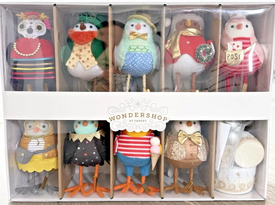 New! 2025 Ltd Edn Target Wondershop Featherly Friends REUNION Anniversary Birds - Image 2 of 3