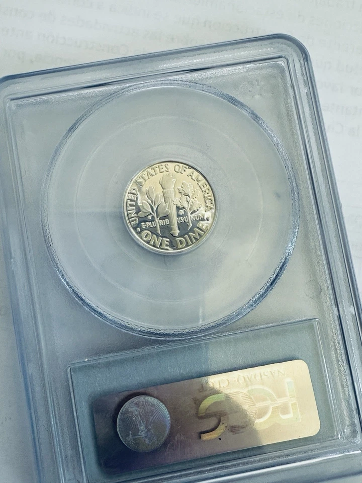 2007-S Silver PERFECT PROOF Roosevelt  US 10c ~ PCGS PR70 DCAM ~ Nice! - Image 2 of 2