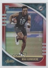2020 Panini Absolute Rookie Spectrum Red 26/100 Noah Igbinoghene #184 fm0