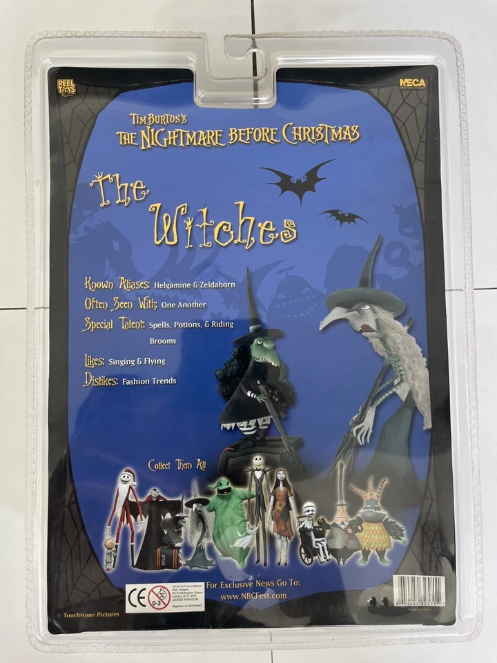 NECA NIB The Nightmare Before Christmas Series 2 ‘The Witches’ Figure Rare - Image 2 of 4