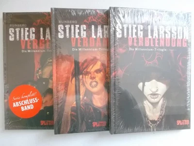 Stieg Larsson Millennium-Trilogie Book 1 2 3 komplett Splitter Verlag Hardcover