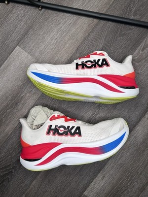 Hoka Skyward X Blanc De Blanc Blank Virtual Blue Men Size 11 1147911-BVR