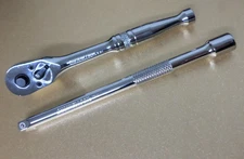 NEW Channellock 1/4" Ratchet Socket Wrench + 6" Extension Bar, Quick Release QR