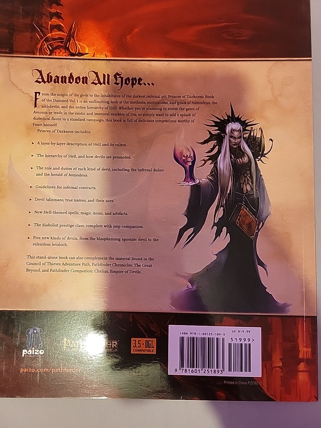 Book of the Damned Vol. 1 by Jason Bulmahn and F. Wesley Schneider (2009, Trade