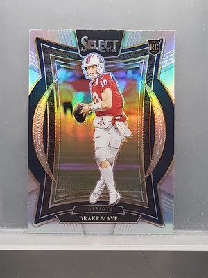 2024 Panini Select DRAKE MAYE ROOKIE CONCOURSE SILVER PRIZM #27 RC