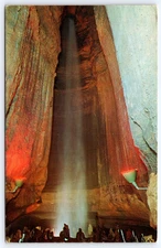 Vintage Photo Postcard Ruby Falls Lookout Mountain Caverns Chattanooga Tennessee