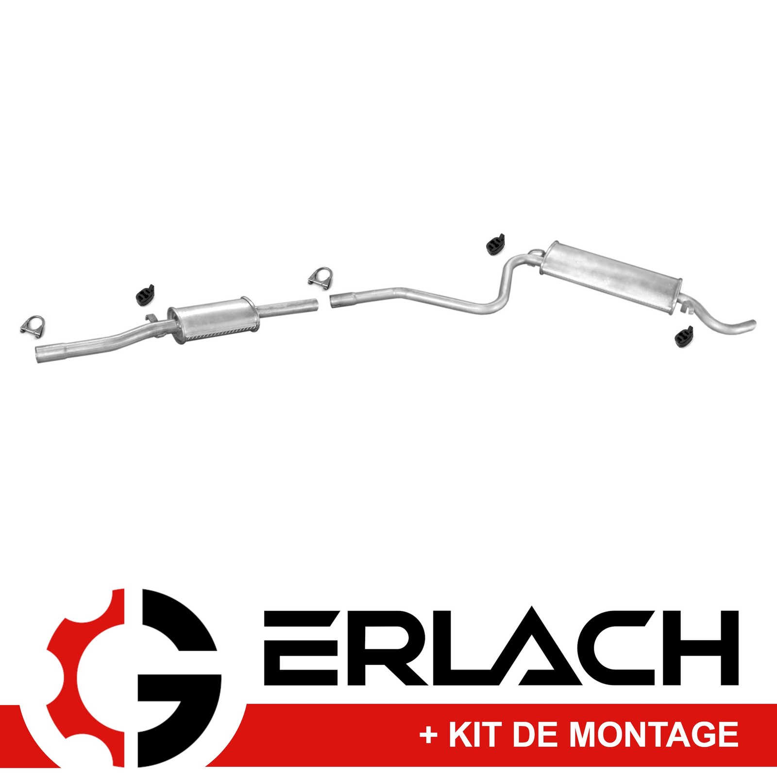 Silencieux echappement Fiat Cinquecento 0.7 stop rouille et fuite pot arriere acier 1176