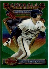 1993 Finest #109 Pat Listach Milwaukee Brewers Near Mint or Better