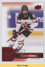 2022 Team Canada Juniors Women's WC Red Foil Blayre Turnbull #61 READ 1e05