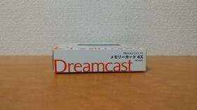 Dreamcast Memory Card 4X Phantasy Star Sonic HKT-4100 W/Box Sega DC Unused JP