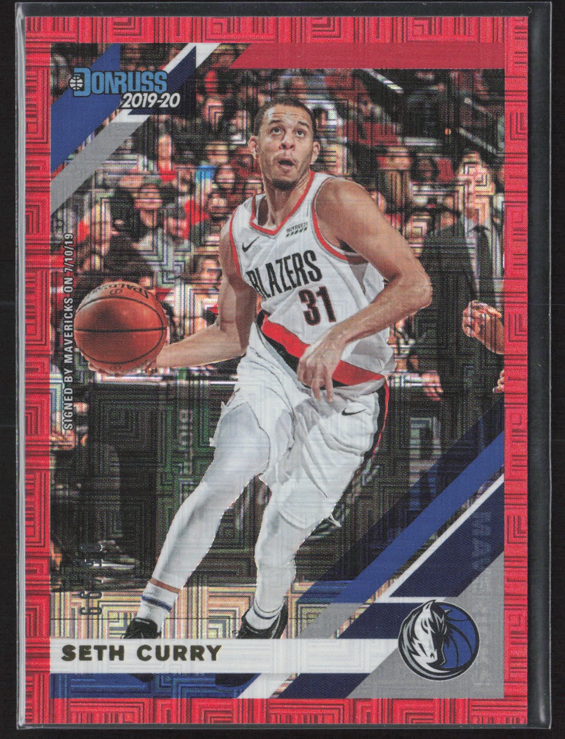 2019-20 Donruss #62 Seth Curry Red Infinite #/99