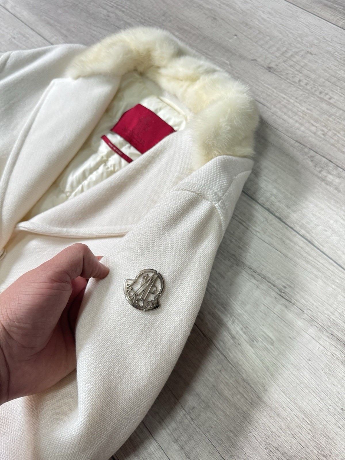 Very Rare Moncler Gamme Rouge Puffer Coat Wool Jacket image 4