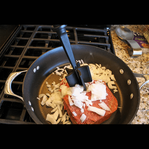 Meat Chopper Ground Beef Masher Heat Resistant Meat Masher Hamburger Chopper i - Picture 4 of 7