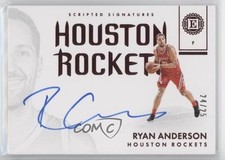 2017 Panini Encased Scripted Signatures Red 24/25 Ryan Anderson #SS-RAN Auto 7zf