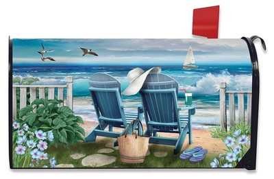Briarwood Lane Seaside Escape Summer Mailbox Cover