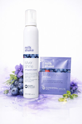 MilkShake Milk_Shake Silver Shine Schlagsahne 200ml und Shampoo Beutel 10ml