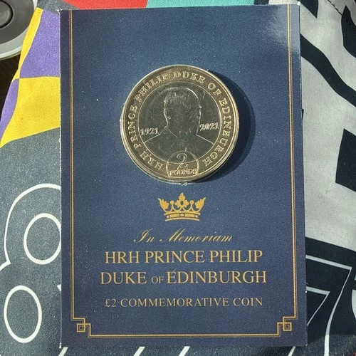HRH Prince Philp £2 pound coin 2021.