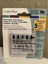 NEW Cutter Bee EK Retractable Knife BLADES 5 Replacement METAL Craft Scrapbook