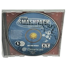 Sega Smash Pack: Vol. 1 (Sega Dreamcast, 2001) Authentic NFR Disc & Case Tested