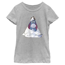Girl's Winnie the Pooh Eeyore Winter Activities T-Shirt