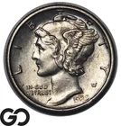 1925-S Mercury Dime *Key Date* AU+