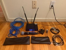 SHURE QLXD4-G50, QLXD1 WL185, QLXD2 SM58 Wireless Microphone Complete System