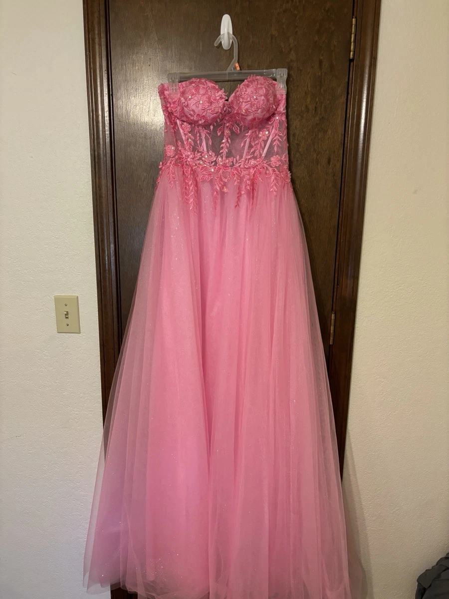 ebay blush pink bridesmaid dresses Davids Bridal bridesmaid dress-blush pink