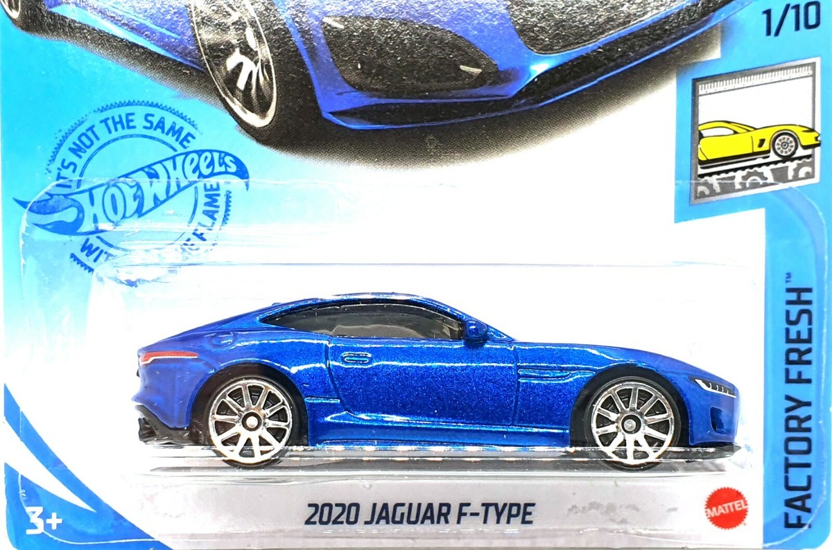 Hot Wheels Blue 2020 Jaguar F-Type Kid Model Diecast Toy Car