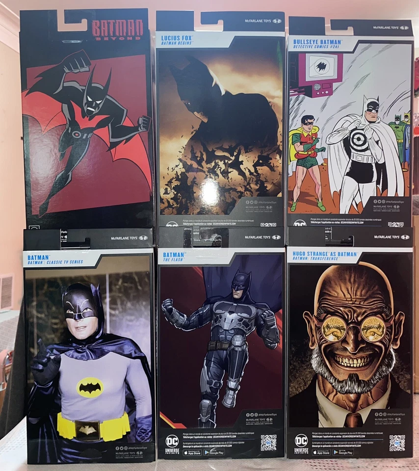 Nuevo LOTE DE 6 ediciones de platino McFarlane Toys 2024 DC Multiverse Foto 2 de 4