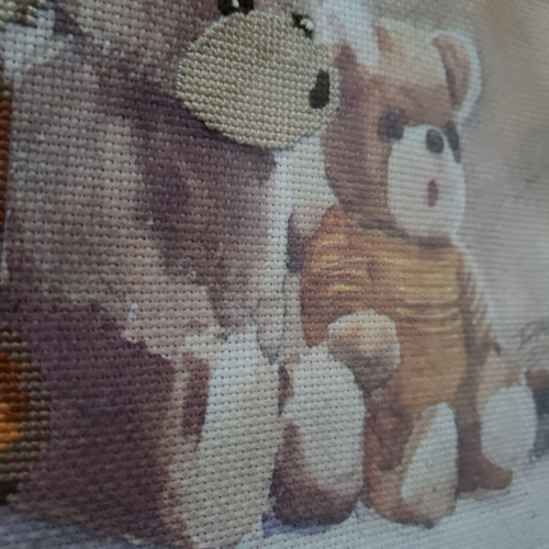 Osos de peluche cosidos a mano enmarcados mate acabados de colección en desfile guardería - Imagen 7 de 18