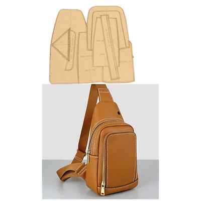 Diy Leather Kraft New Chest Bag Die Cutting kraft paper sewing pattern hollowed