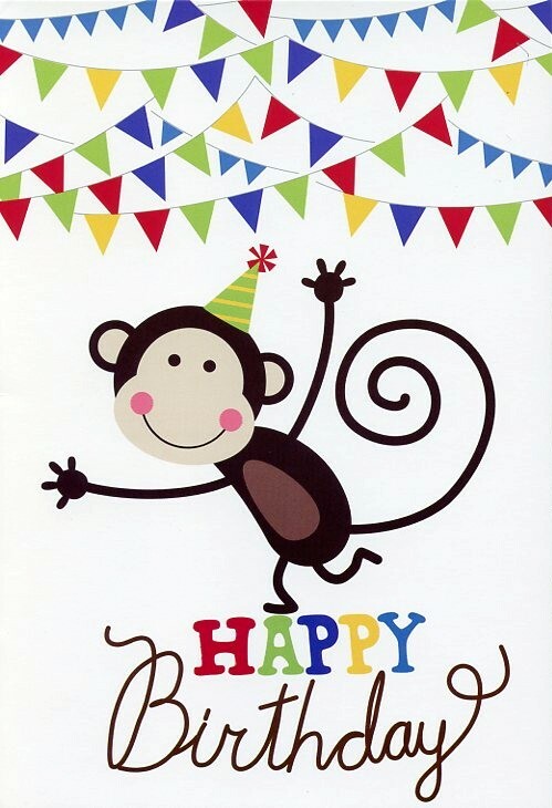 Happy Birthday - Juvenile Birthday Greeting Card - 01051