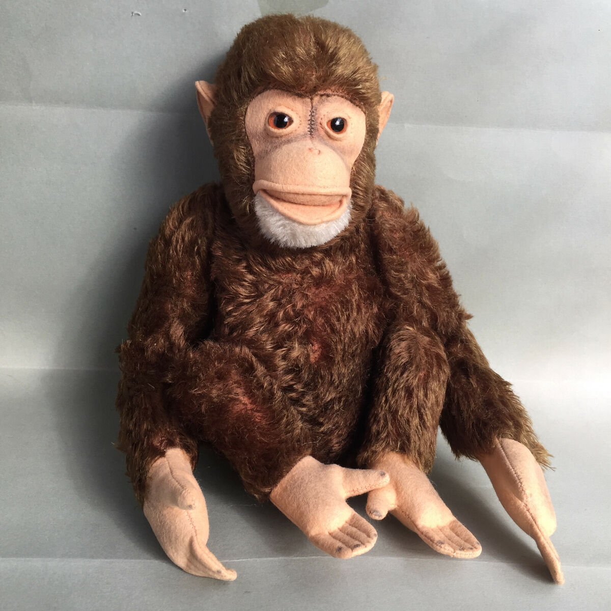 Vintage Steiff monkey Jocko 1949 – 1965 jointed brown mohair Vintage Steiff monkey Jocko 1949 – 1965 jointed brown mohair