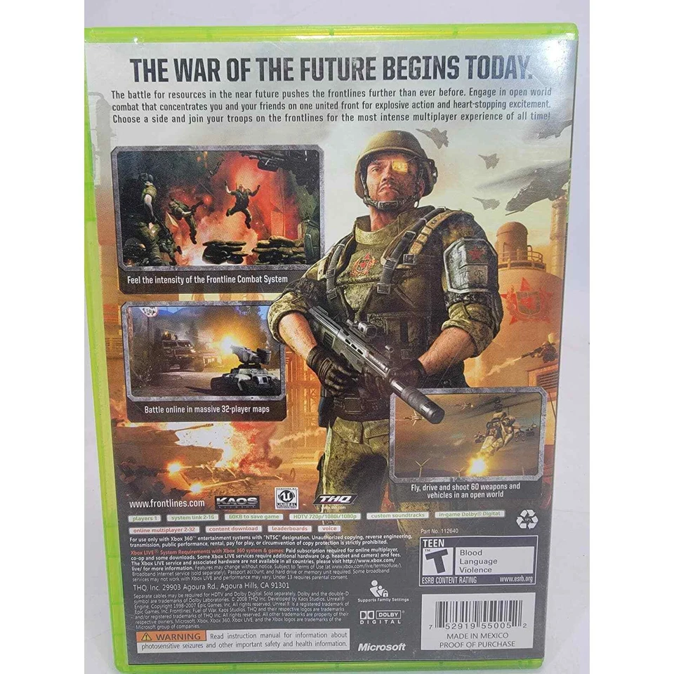 Frontlines: Fuel of War (Microsoft Xbox 360, 2008) - Image 2 of 4