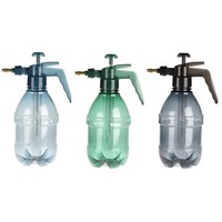 3X DrucksprüHer Transparent 1,5 Liter Mit MessingdüSe SprüHflasche PumpsprüHer