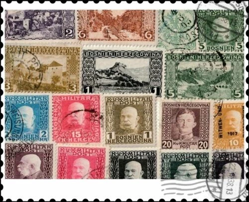 Cancelled to Order/CTO Used Bosnian and Herzegovinian Stamps
