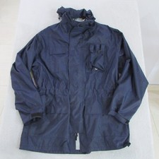 Vintage ACE Jacket Mens Extra Large Blue Windbreaker Hoodie Outdoor Fishing