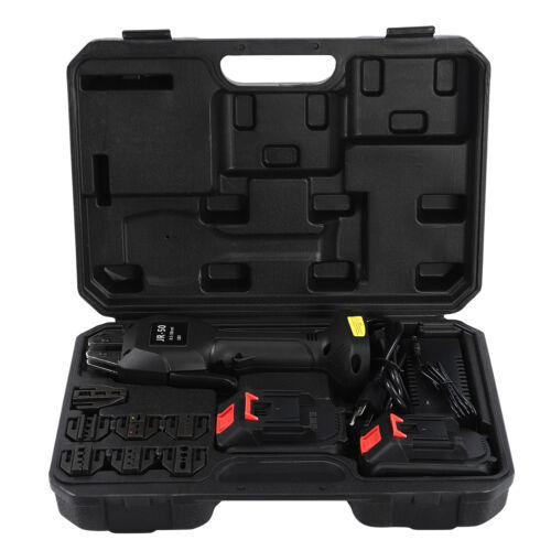 JR-50 Electric Crimping Pliers Terminal Crimping Tool Rechargeable DC 18V/2Ah