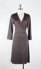 Madison Studio Multicolor Flare Sleeve Waist Tie Sheath Dress Women's Size 12