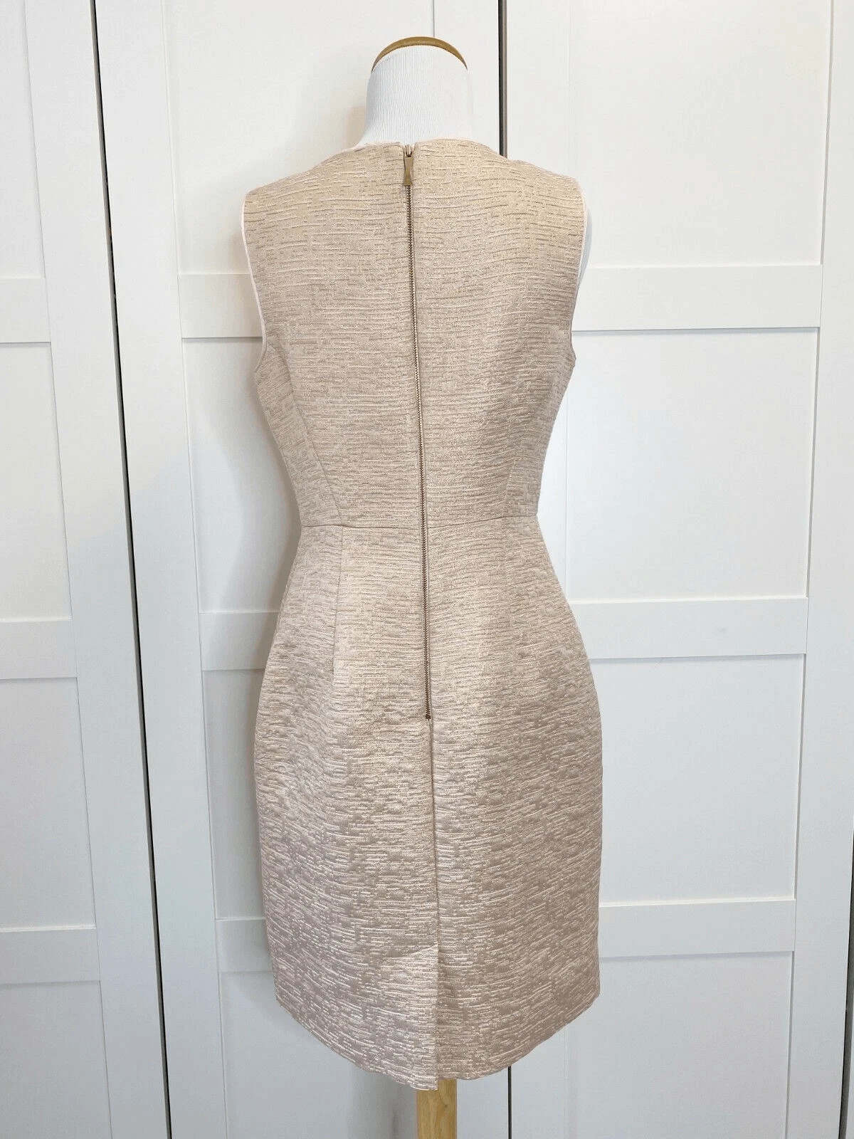 Abito Kate Spade Della tutto ciò che glittera dietro zip senza maniche 6 blush