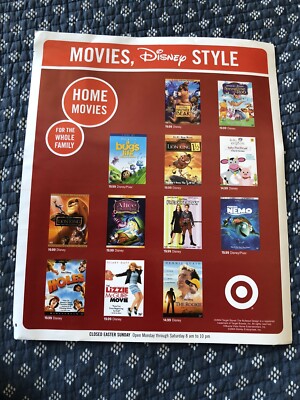 TARGET Glossy Insert 2004 2-Page CINEMA SAVINGS EXCELLENT