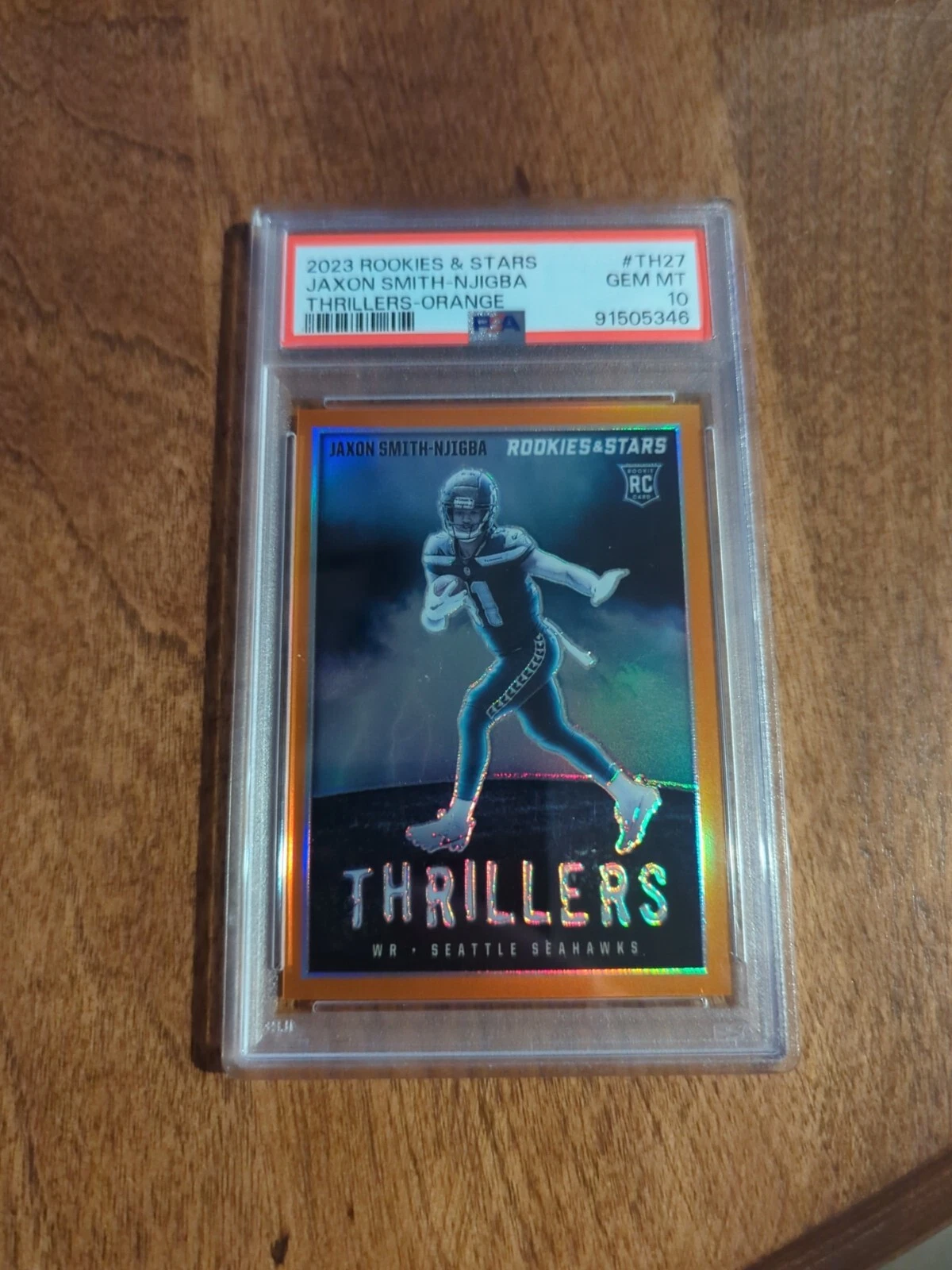 Jaxon Smith-Njigba Panini Rookies & Stars Thrillers #TH27 Orange