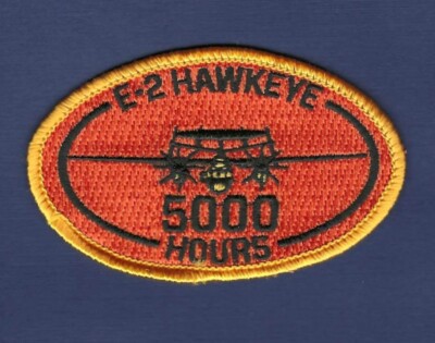 US Navy Grumman E-2 Hawkeye 5000 Hours Patch