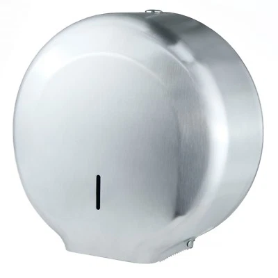 DRIPDROPDRY METALL MINI JUMBO PAPIERSPENDER TUCHROLLE WASCHRAUM GEBÜRSTET EDELSTAHL