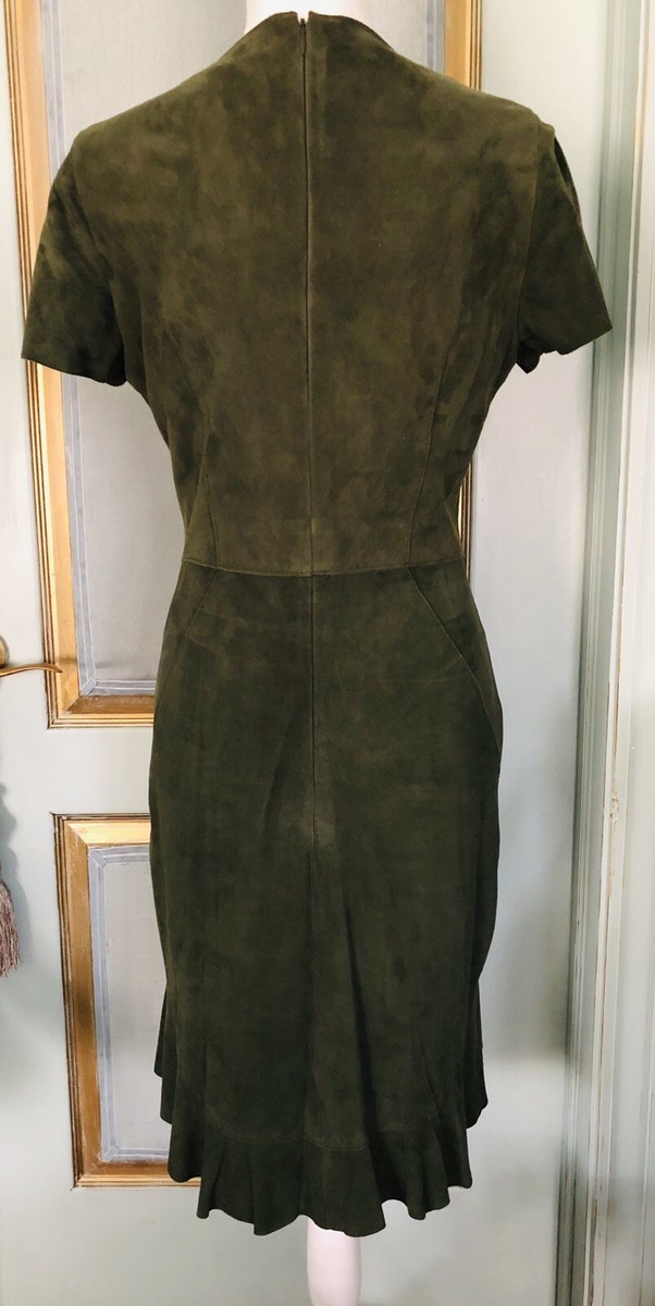 green emerald velvet dress Rachel Zoe Green Sleeveless Tassels Silky Dress – Phoenix Style main image 0