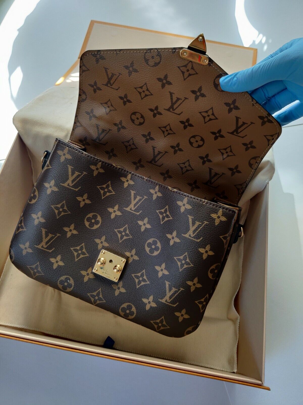 Louis Vuitton 22 Pochette Metis reverse monogram